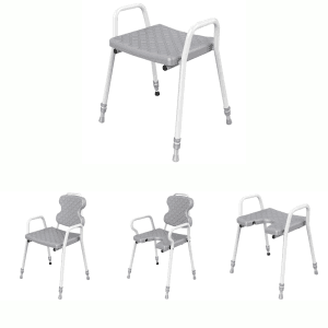 BUWB3001 and BUWB3001H - Shower Stools with or without backrest1000x1000